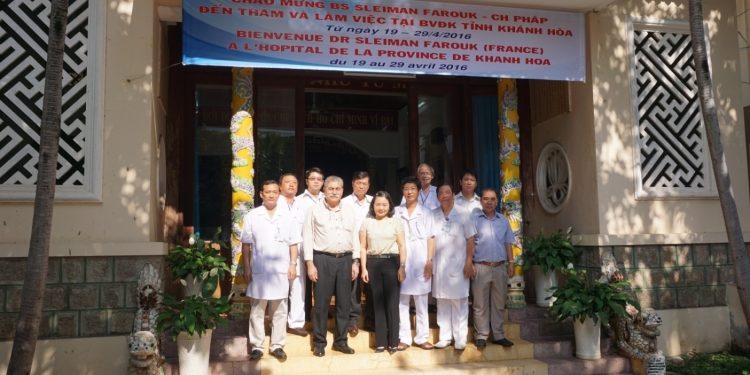 Bệnh viện tiếp BS Sleiman Farouk – Cộng hòa Pháp đến thăm và làm việc tại Bệnh viện từ 19 – 29/4/2016