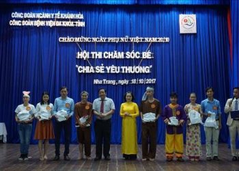 Hội thi chăm sóc bé: “Chia sẻ yêu thương”