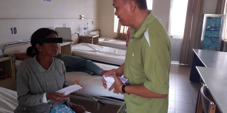 Hoạt động hỗ trợ bệnh nhân trong dịp Tết Nguyên Đán 2017