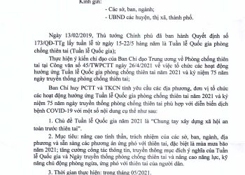 Hưởng ứng tuần lễ Quốc gia phòng chống thiên tai