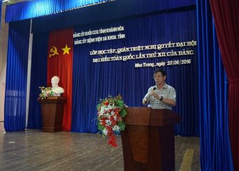 Lớp “Học tập, quán triệt triển khai thực hiện Nghị quyết Đại hội Đại biểu toàn quốc lần thứ XII của Đảng”