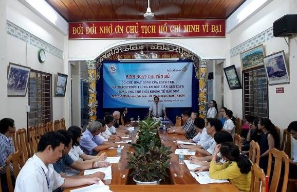 Sinh hoạt khoa học chuyên đề: “Cơ chế hoạt động của eGFR – TKIs và thách thức trong xét nghiệm đột biến gen eGFR trong ung thư phổi không tế bào nhỏ”