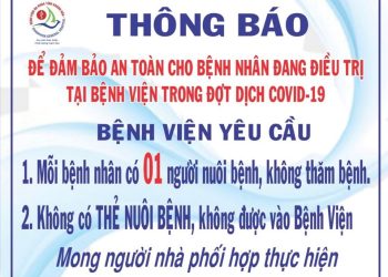 Thông báo: Khai báo y tế khi vào Bệnh viện