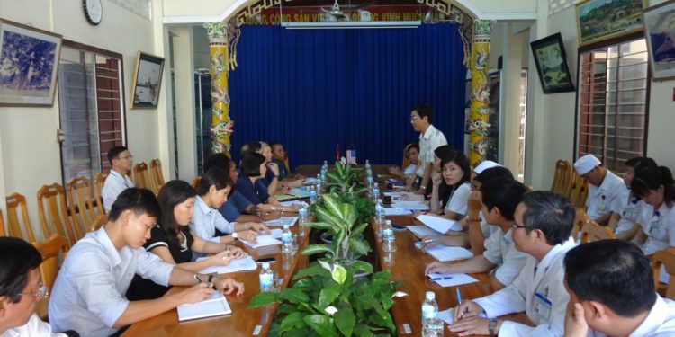 Tiếp đoàn tiền trạm Chương trình đối tác Thái Bình Dương 2017 – Nhóm công tác Tùy viên Y tế Hoa Kỳ đến thăm và làm việc tại Bệnh viện