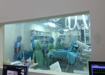 Tiếp đoàn chuyên gia TS.BS Đỗ Nguyên Tín – Bệnh viện Nhi Đồng I chuyển giao kỹ thuật can thiệp tim bẩm sinh