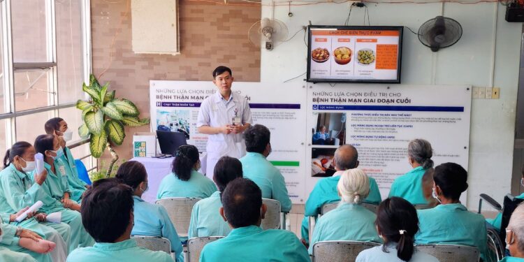 Buổi sinh hoạt truyền thông dinh dưỡng về bệnh thận mạn