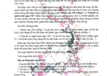 Chương trình “Phiên chợ Tết 0 đồng” và “Chuyến xe nghĩa tình ngày Tết” hỗ trợ bệnh nhân khó khăn tại Bệnh viện