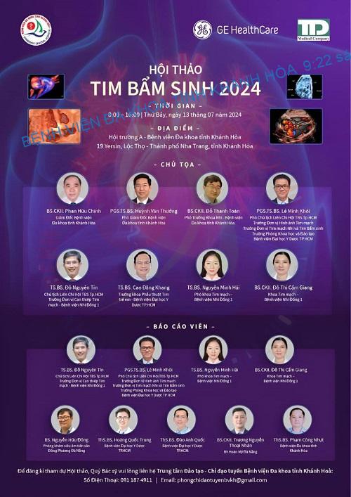 Hội thảo tim bẩm sinh 2024