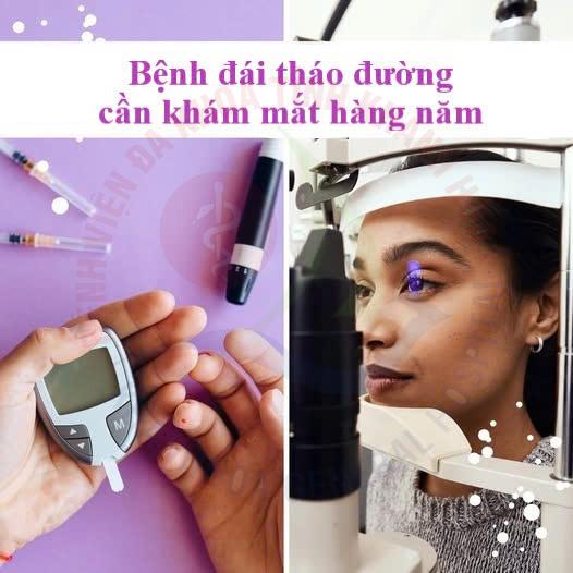Khô mắt liên quan đến bệnh đái tháo đường