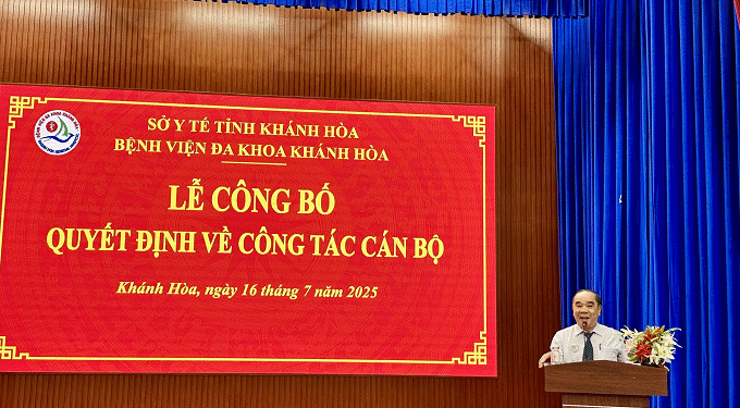 Bệnh viện Đa khoa Khánh Hòa kiện toàn bộ máy cán bộ chủ chốt phù hợp với quy định hành chính mới