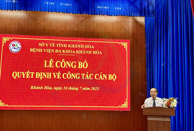 Bệnh viện Đa khoa Khánh Hòa kiện toàn bộ máy cán bộ chủ chốt phù hợp với quy định hành chính mới