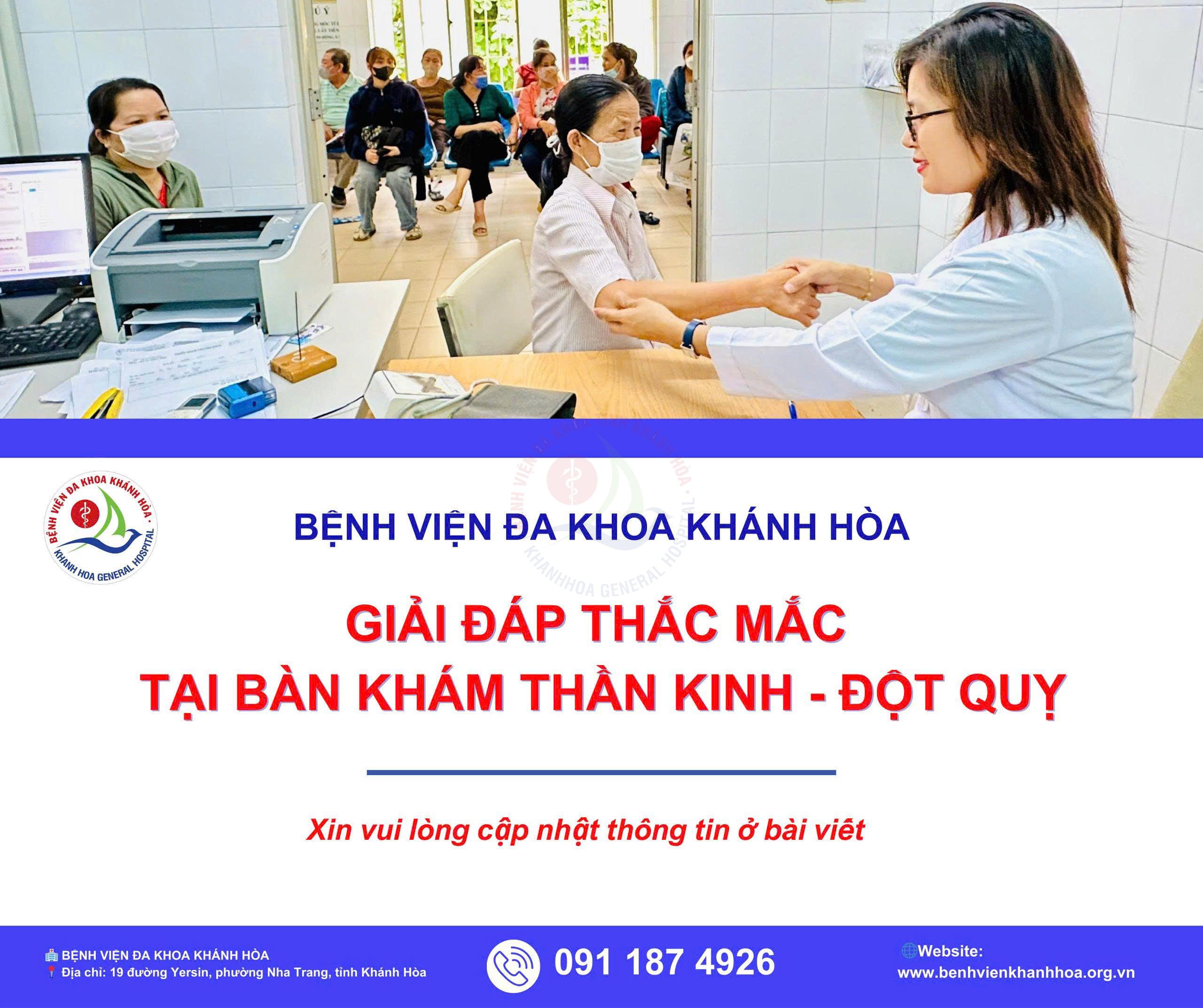 Giải đáp thắc mắc khi khám tại Bàn khám Thần kinh – Đột quỵ