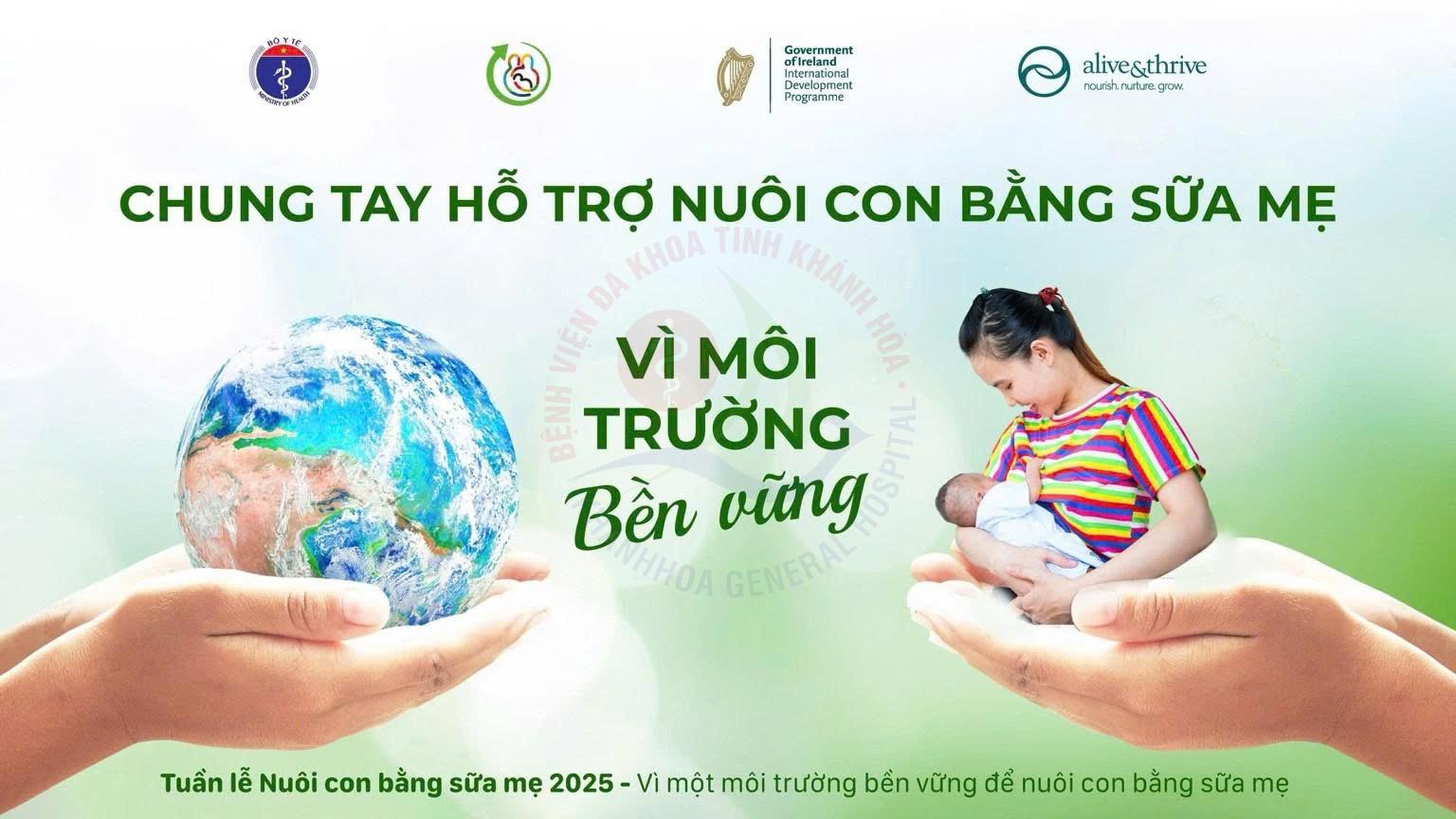 Tuần lễ Nuôi con bằng sữa mẹ: Vì sức khỏe mẹ & bé - 2025