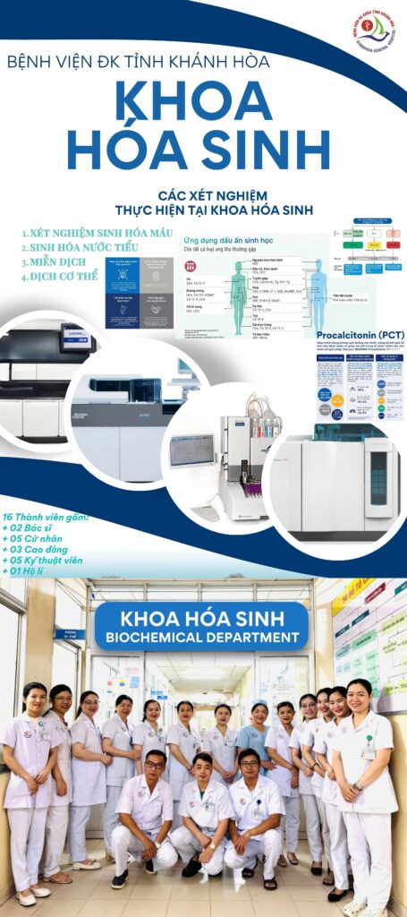 hóa sinh Xét nghiệm Hóa Sinh Khánh Hòa Dịch vụ xét nghiệm Khánh Hòa Xét nghiệm dấu ấn ung thư Xét nghiệm sinh hóa máu Chuẩn đoán bệnh lý tim mạch