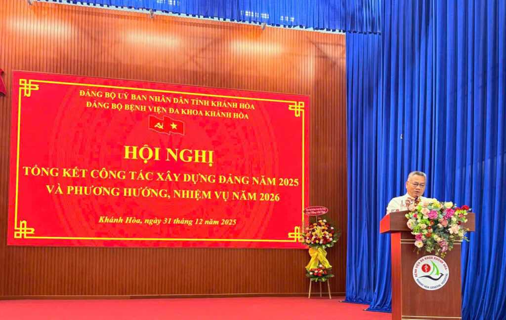 Đảng ủy Bệnh viện Đa khoa Khánh Hòa Tổng kết công tác Đảng 2025 Bệnh viện Đa khoa Khánh Hòa xây dựng Đảng bộ trong sạch vững mạnh khen thưởng đảng viên xuất sắc