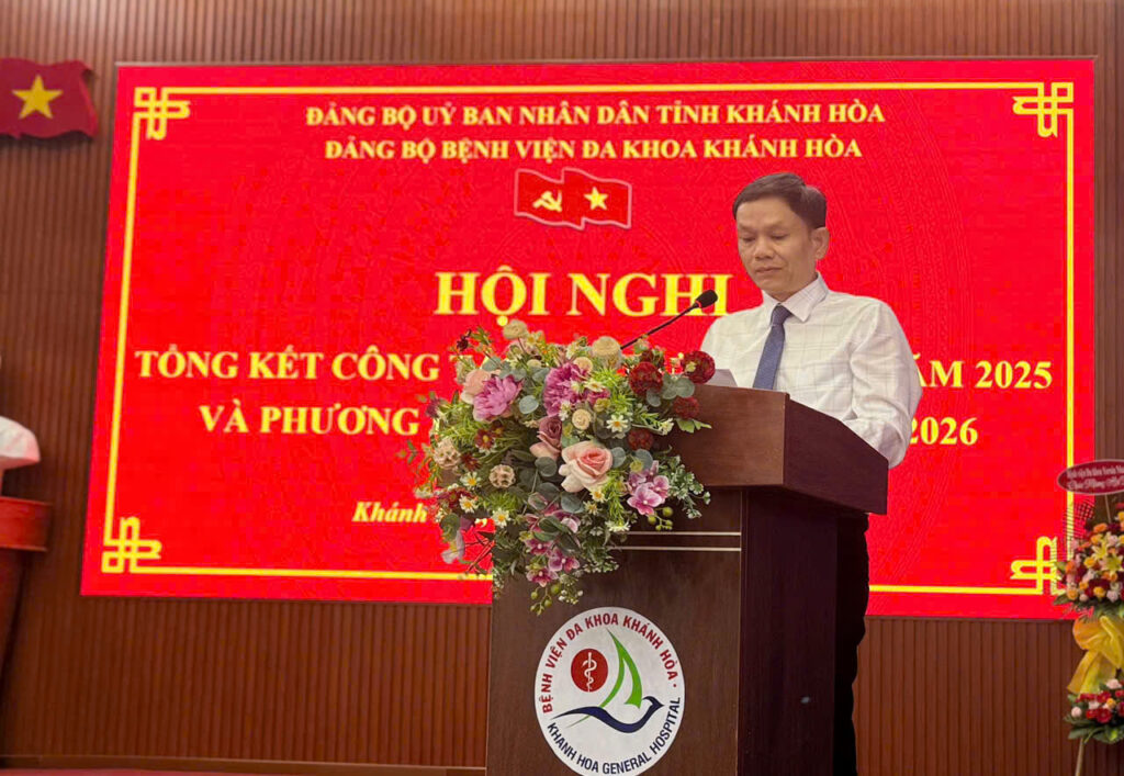 Đảng ủy Bệnh viện Đa khoa Khánh Hòa Tổng kết công tác Đảng 2025 Bệnh viện Đa khoa Khánh Hòa xây dựng Đảng bộ trong sạch vững mạnh khen thưởng đảng viên xuất sắc