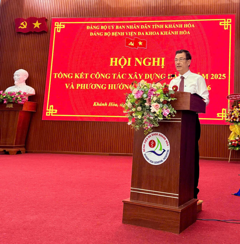 Đảng uy Bệnh viện Đa khoa Khánh Hòa Tổng kết công tác Đảng 2025 Bệnh viện Đa khoa Khánh Hòa xây dựng Đảng bộ trong sạch vững mạnh khen thưởng đảng viên xuất sắc