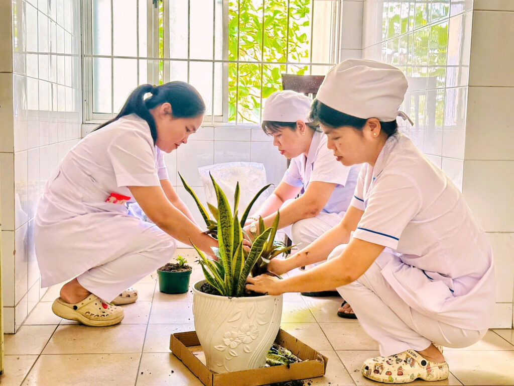 Tết trồng cây Bệnh viện Đa khoa Khánh Hòa Mùa Xuân Bính Ngọ 2026 môi trường bệnh viện xanh sạch đẹp Bệnh viện Đa khoa Khánh Hòa hưởng ứng Tết trồng cây, trồng cây đầu năm