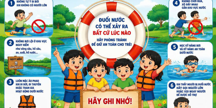 đuối nước trẻ em tai nạn đuối nước sơ cứu đuối nước phòng chống đuối nước đuối nước ở trẻ nhỏ