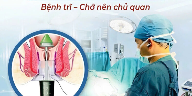 Phẫu thuật Longo Điều trị bệnh trĩ phẫu thuật cắt trĩ trĩ nội độ II III Khoa Ngoại Tổng quát BVĐK Khánh Hòa